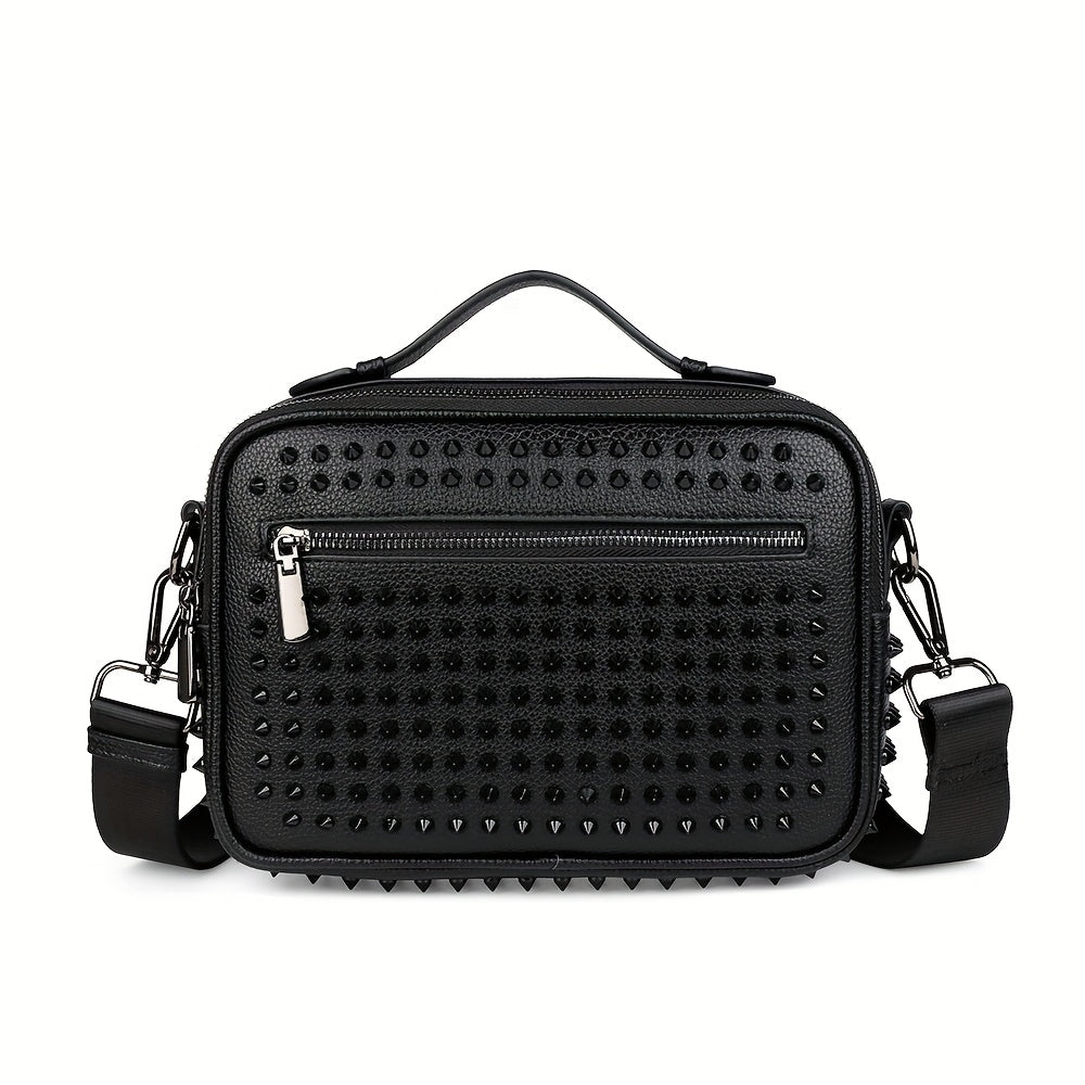 Trendbay Studded Square Crossbody Bag
