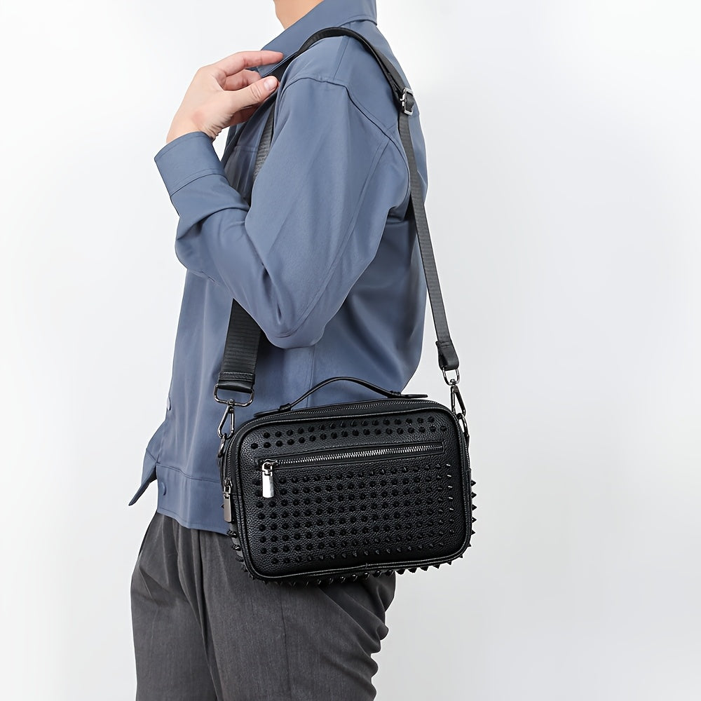 Trendbay Studded Square Crossbody Bag