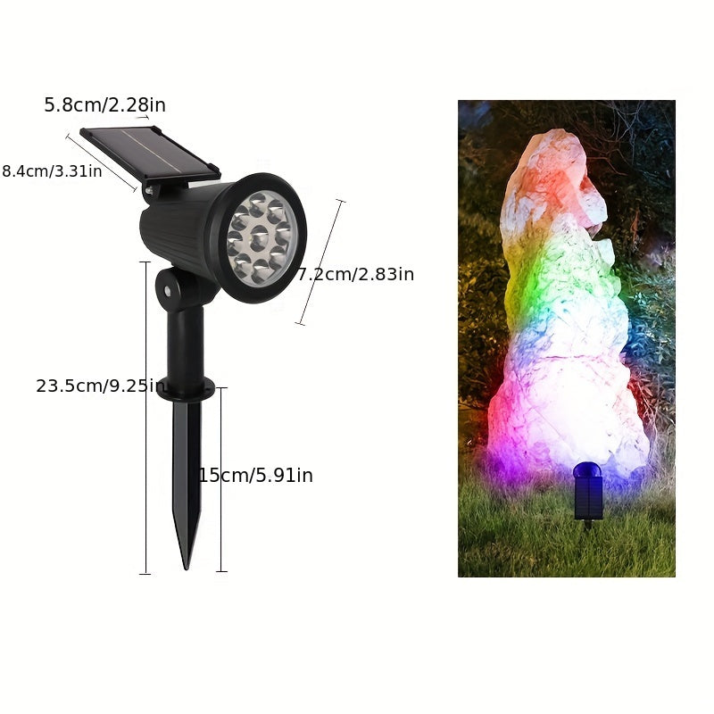 Trendbay Solar 9LED Landscape Spotlight 235MM colored light