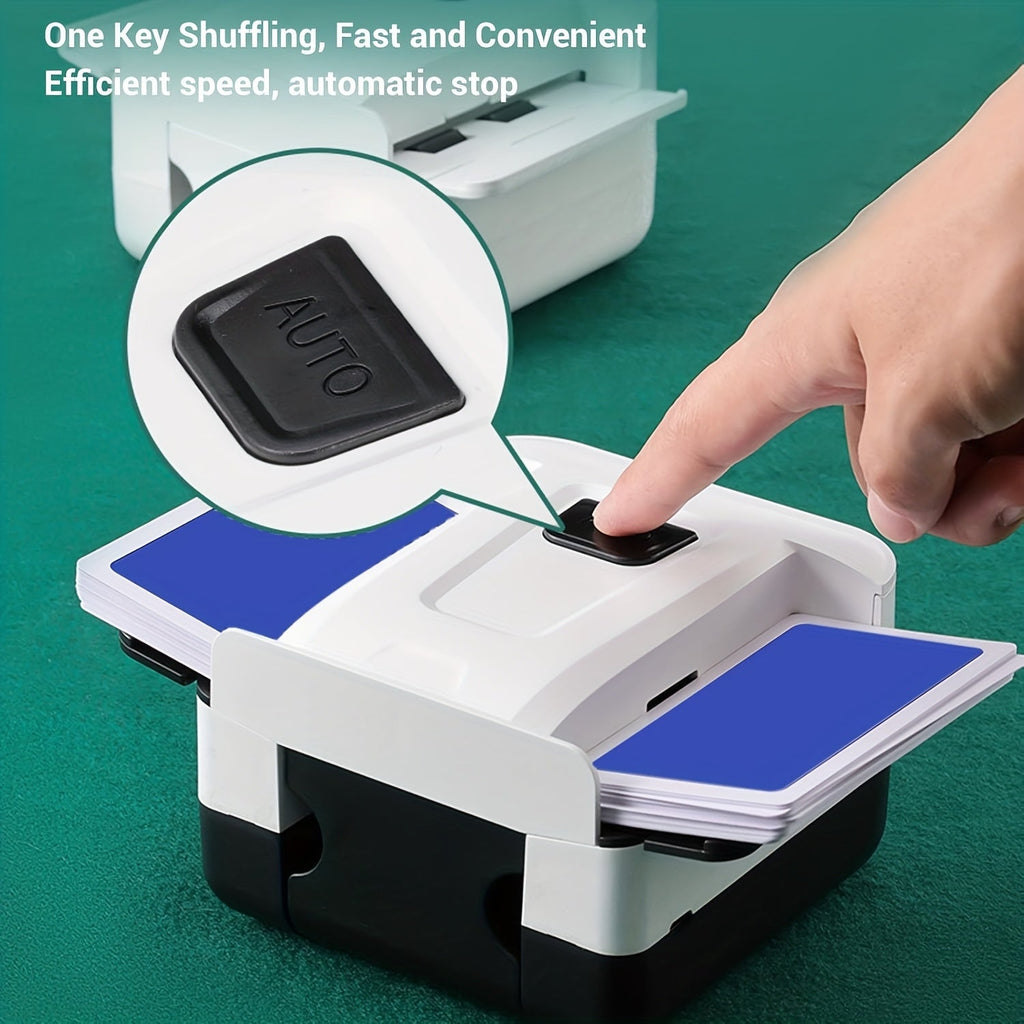 Trendbay Automatic Card Shuffler – Silent Fast Charging Poker & Bridge Shuffling Machine