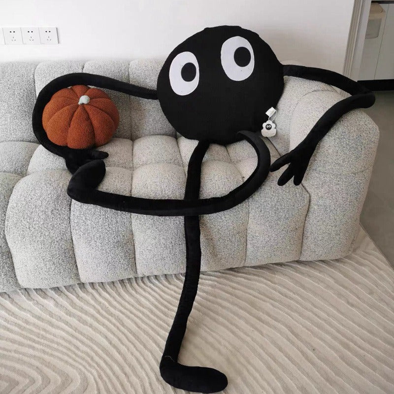 Trendbay 32-Inch Tall Black Coal Ball Plush Doll Cushion