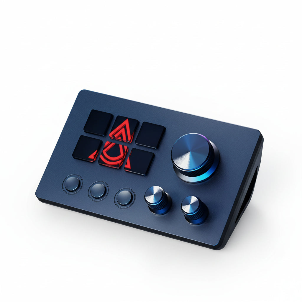 Trendbay Mini Stream Controller 6 Screen 3 Keys 3 Knobs Macro Console