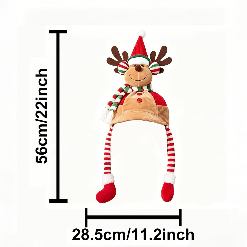 Trendbay Christmas Reindeer Knitted Hat 3D Adult Wear