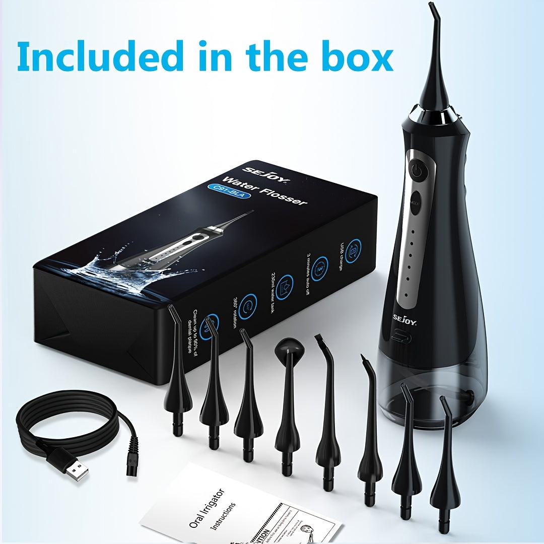 Trendbay Cordless Water Flosser – 4 Modes, 5 Tips, Rechargeable