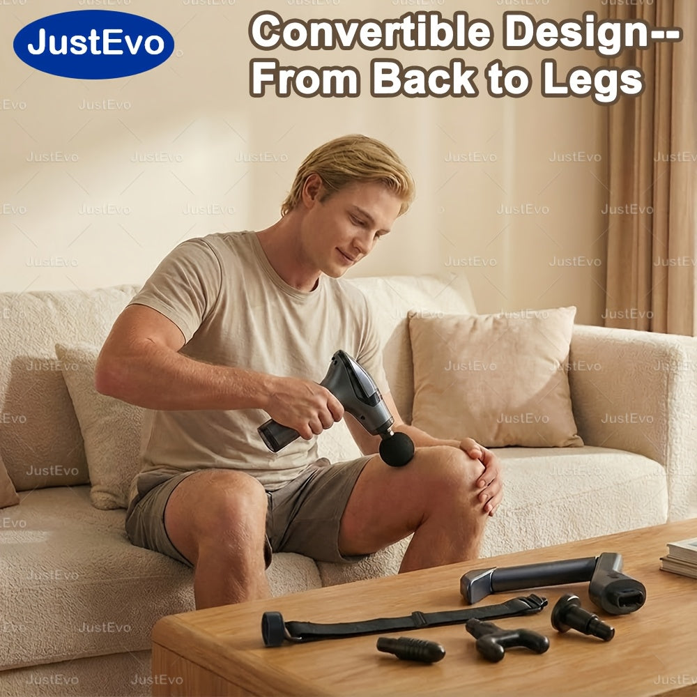 Trendbay 2-in-1 Electric Percussion Massager with Reach Belt