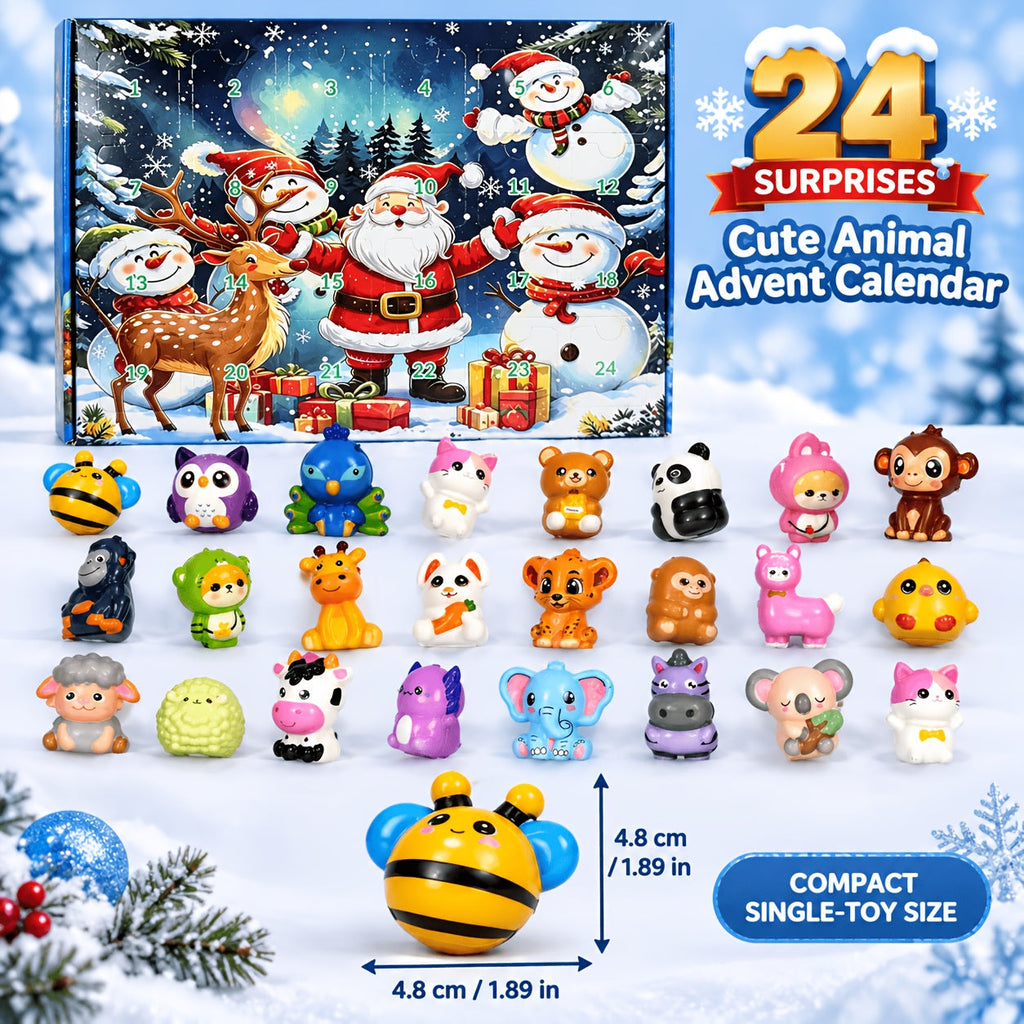 Trendbay 24pcs Christmas Advent Calendar Toy Set