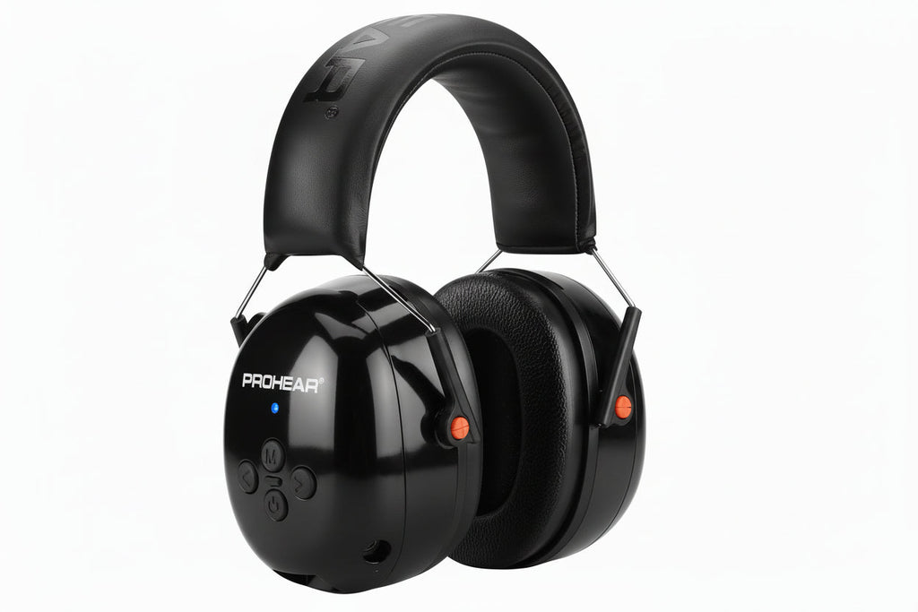 Trendbay Wireless Noise-Canceling Ear Muffs – Bluetooth 5.0, Foldable Hearing Protection Headphones for Study, Work & Music