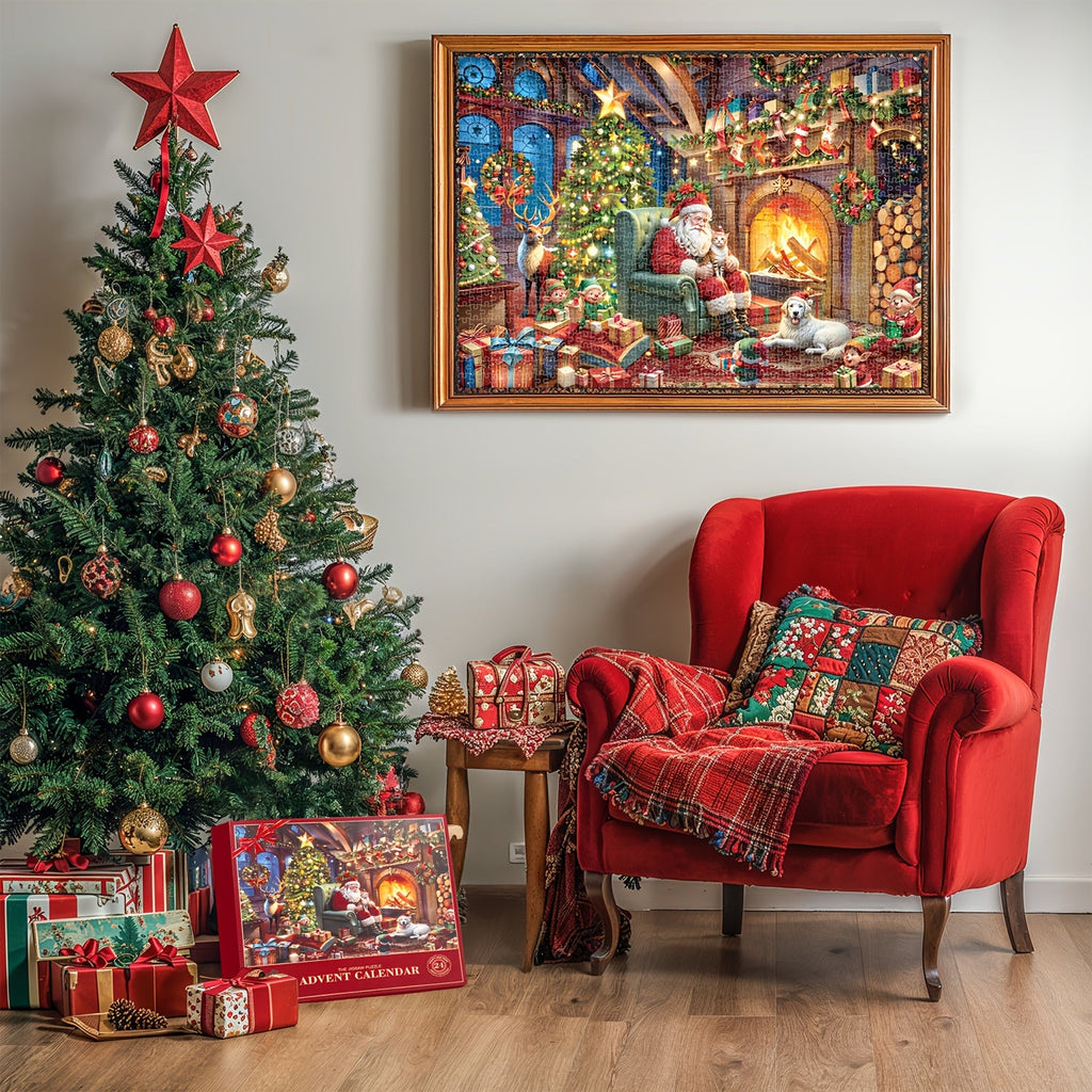 2026 Christmas Advent Calendar Jigsaw Puzzle 1008-Piece
