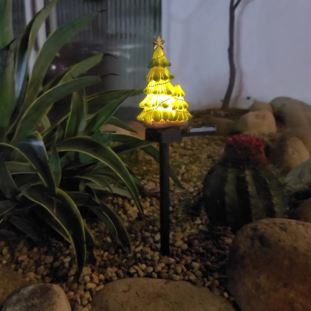 Trendbay Outdoor Solar Christmas Tree LED Garden Light