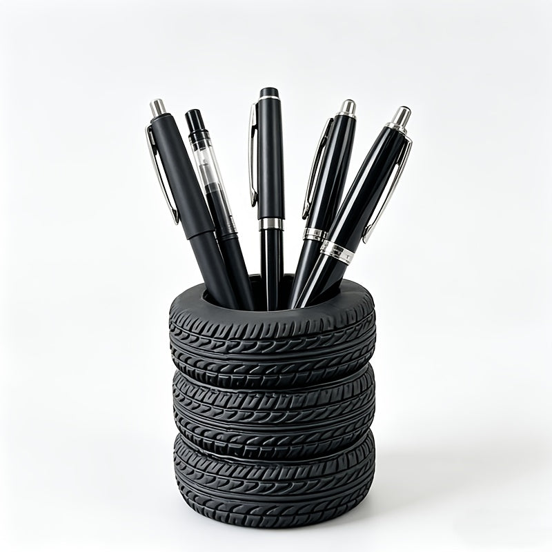 Trendbay Tire-Shaped Desktop Pencil Holder