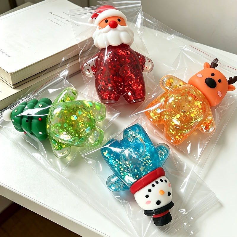 Trendbay 4-Piece Christmas Squishy Toy Set