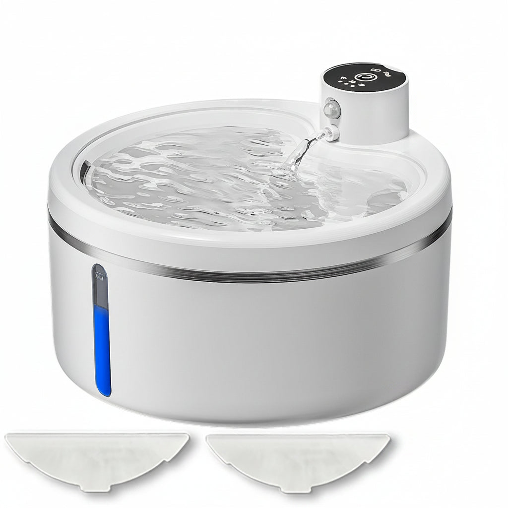 Trendbay Wireless Pet Water Fountain – 3L Smart Auto Dispenser with Motion Sensor
