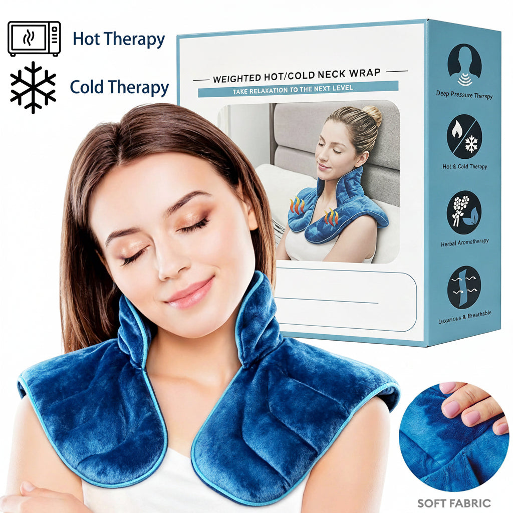 Trendbay 2PCS Microwavable Neck and Shoulder Heating Pads