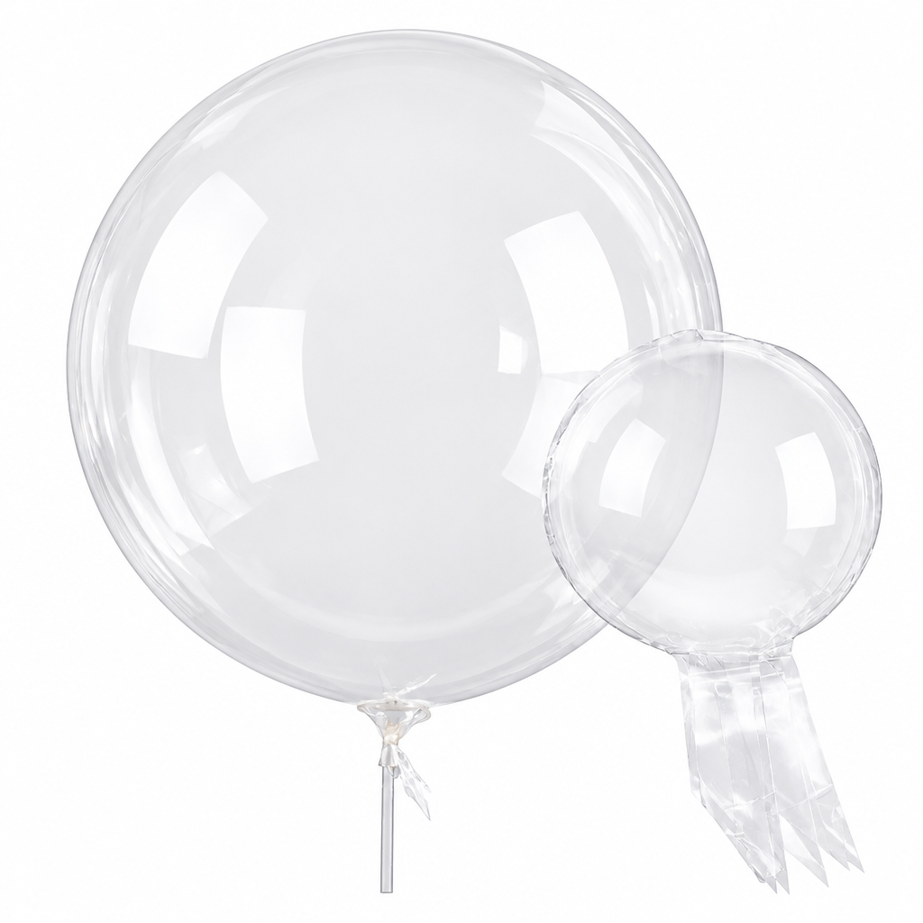 Trendbay 10pcs Transparent Bobo Bubble Balloons 18in
