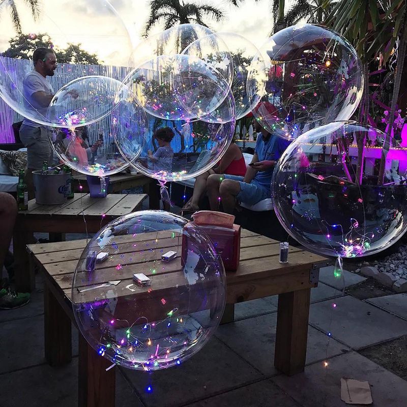 Trendbay 10pcs Transparent Bobo Bubble Balloons 18in