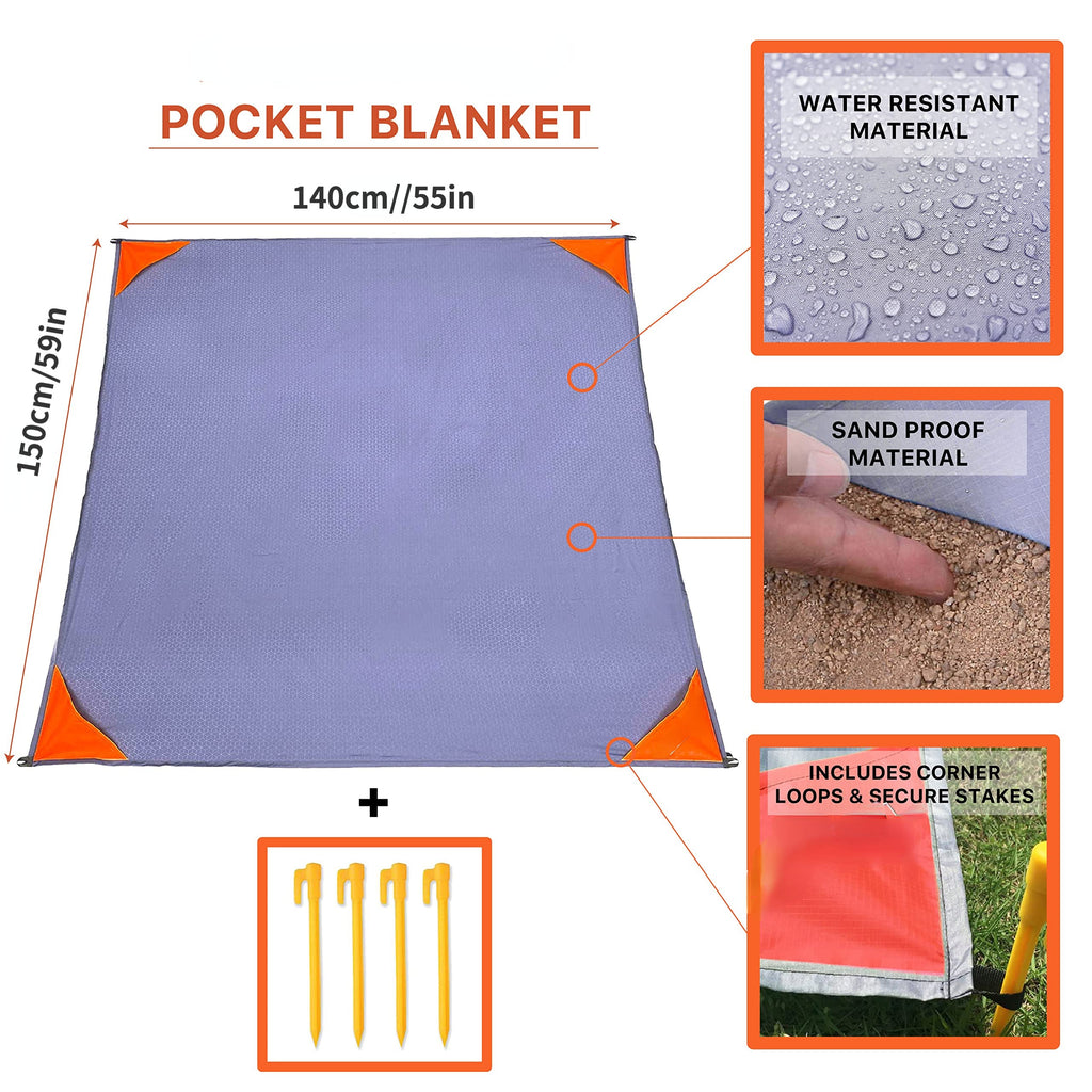 Trendbay Pocket Portable Picnic Mat