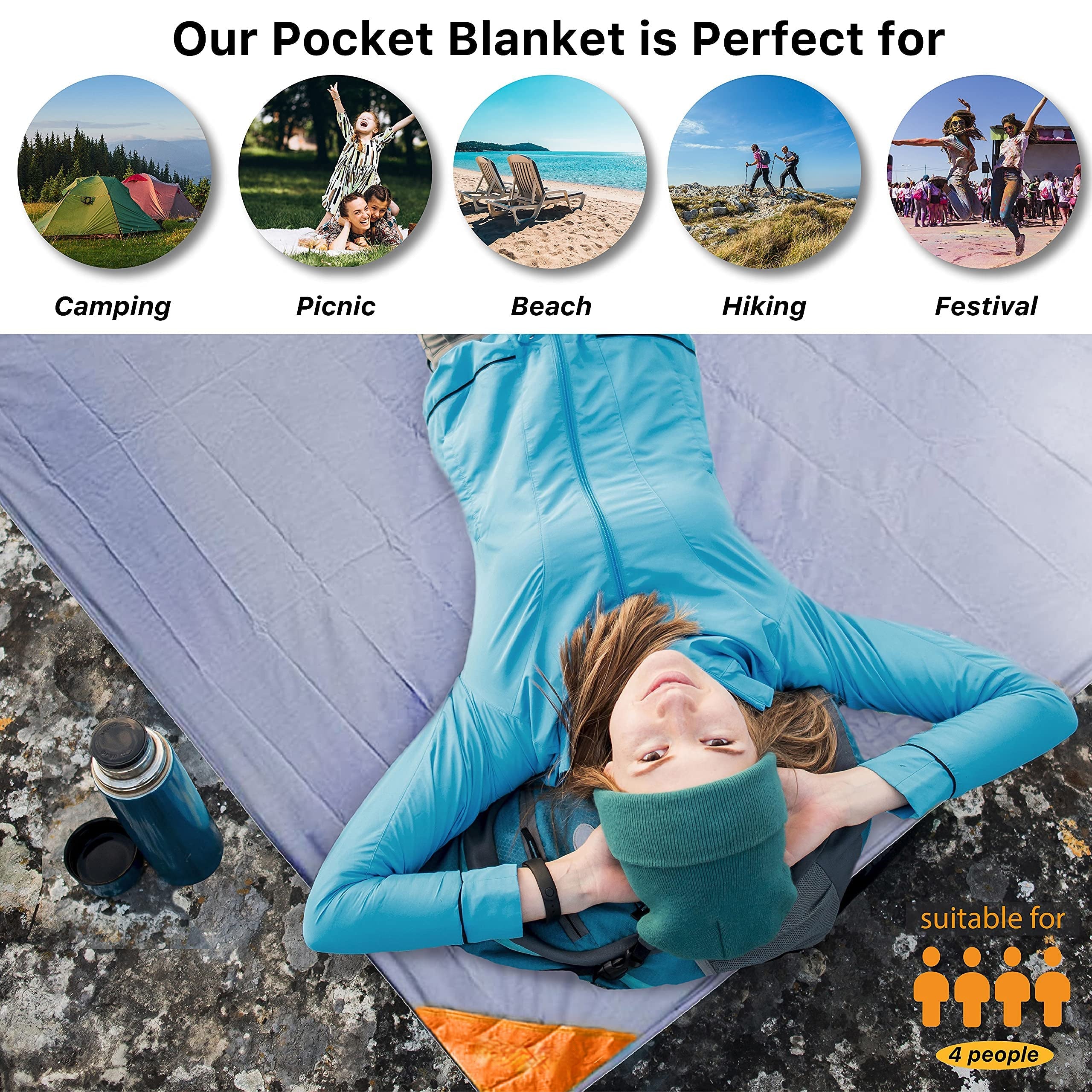 Trendbay Pocket Portable Picnic Mat