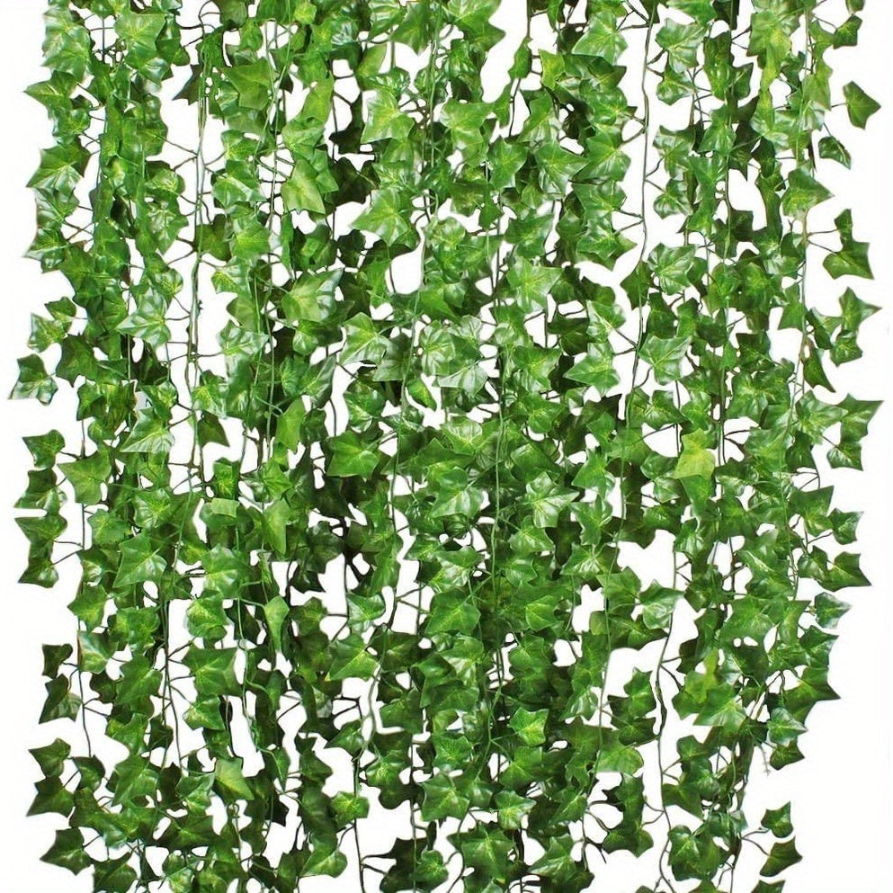 Trendbay 6-Piece Artificial Ivy Garland 100cm Lifelike Green Plastic Foliage