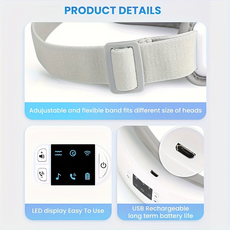Trendbay 4D Smart Eye & Face Massager – Heating, Vibration & Music Relaxation Device