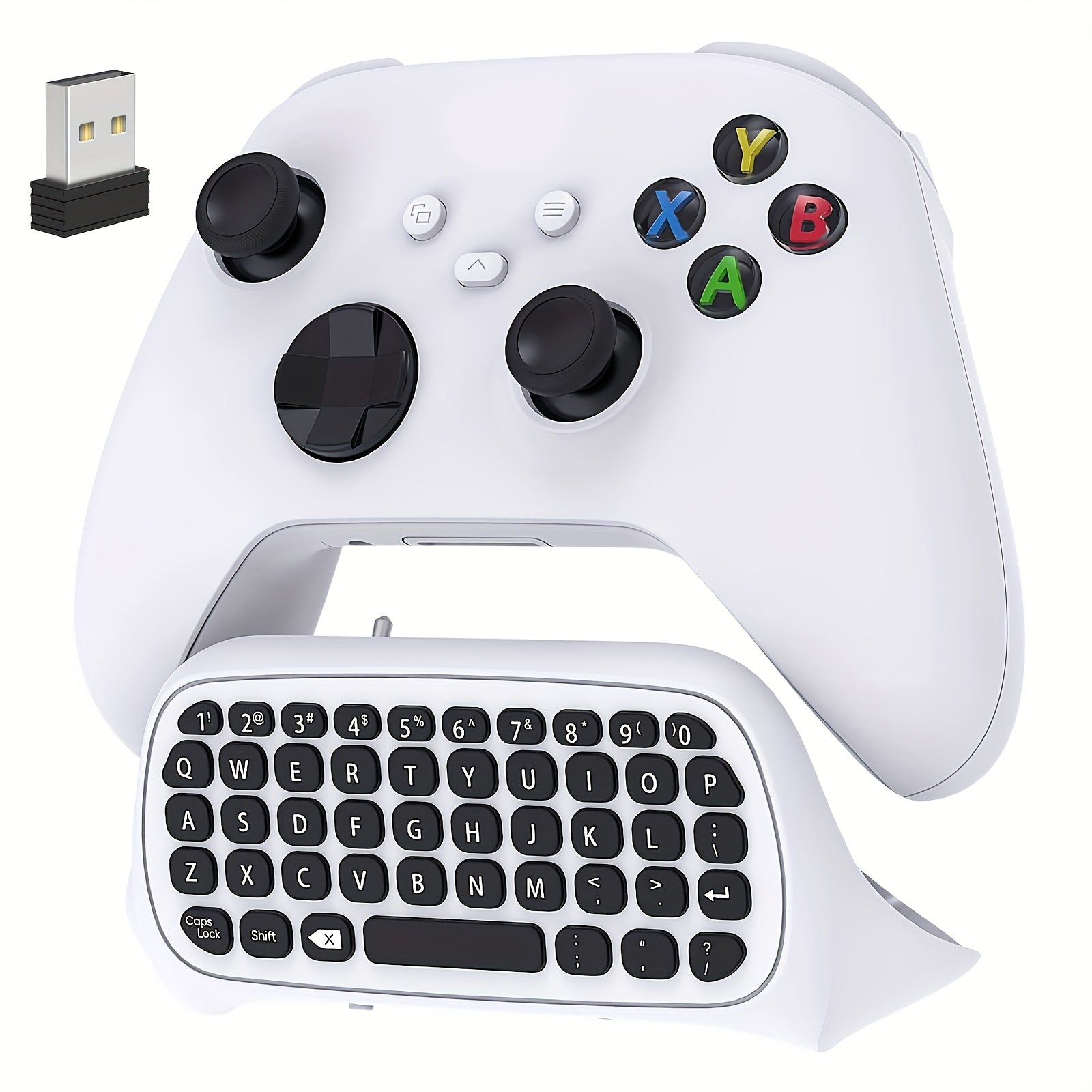 Trendbay Wireless Chatpad Keyboard for Xbox with Audio Jack