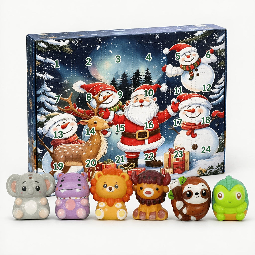 Trendbay 24pcs Christmas Advent Calendar Toy Set