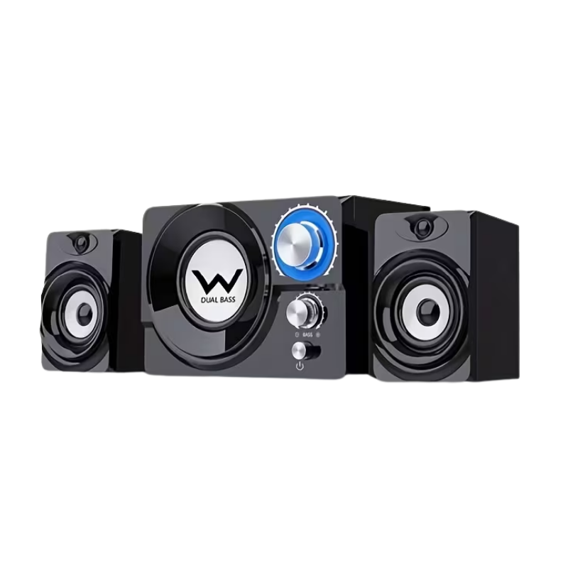 Trendbay Wooden Desktop Computer Speakers