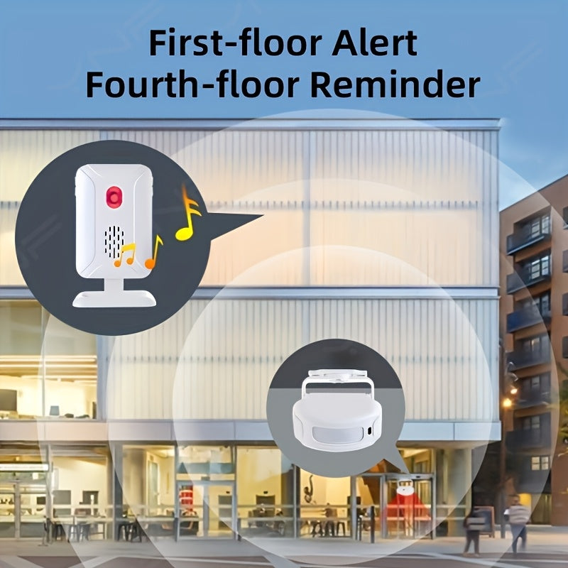 Trendbay Smart Welcome Doorbell System (4-Zone LED Alert)