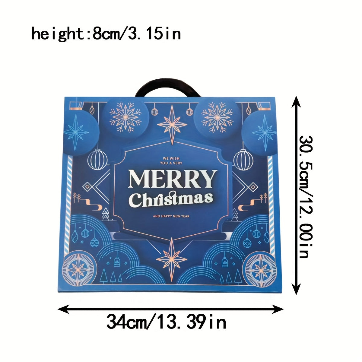 Trendbay Christmas Advent Calendar Countdown Gift Box with 24 Small Boxes