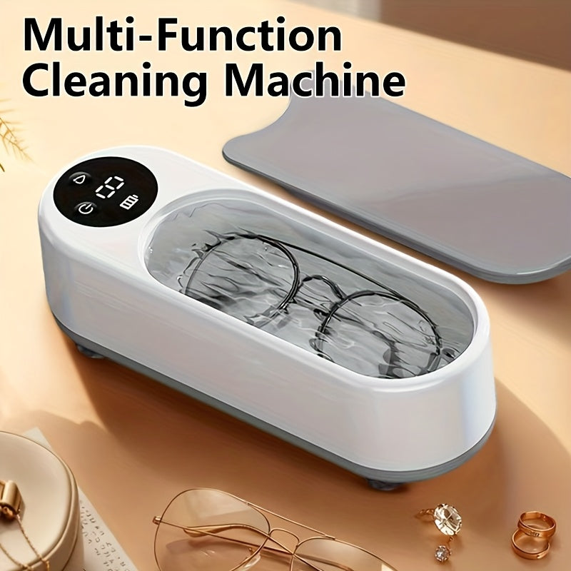Trendbay USB Rechargeable Ultrasonic Cleaner – Portable One-Touch Cleaning Machine for Jewelry, Glasses, Dentures & Watches