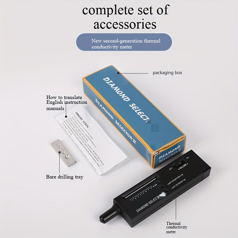 Trendbay Professional Diamond Tester Pen – Thermal Conductivity Gemstone & Diamond Authenticity Tester