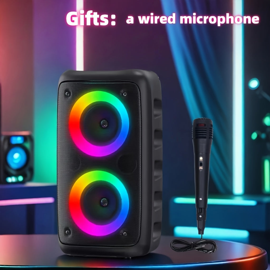 Trendbay Wireless Party Speaker with Mic & Disco Lights