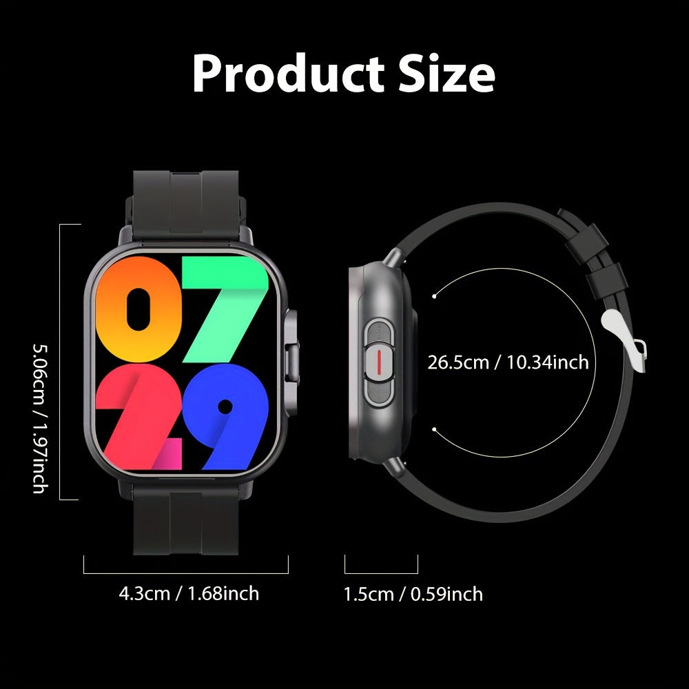 Trendbay 2-in-1 Smartwatch with Wireless Earbuds