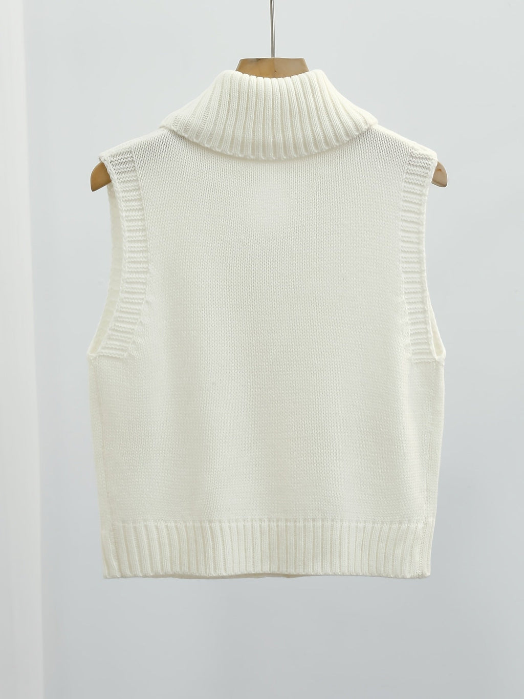 Trendbay Women's High Collar Zip Vest