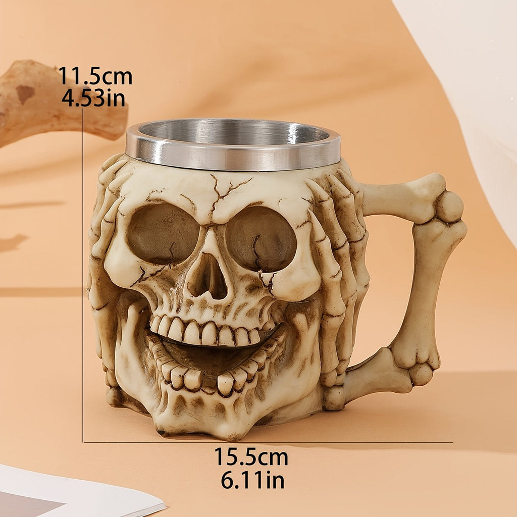 Trendbay 3D Skull Ghost Head Halloween Mug