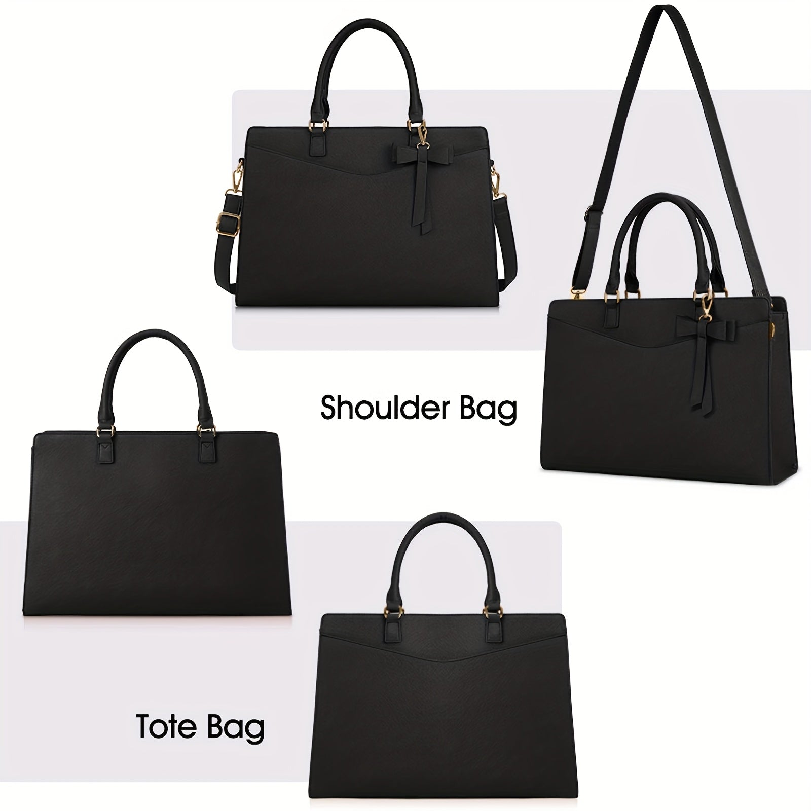 Trendbay Large Capacity Laptop Tote Bag