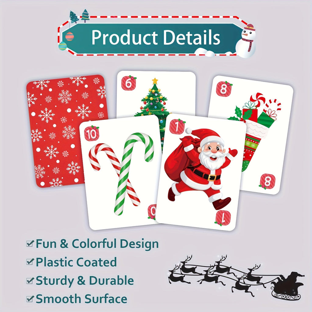 Trendbay Christmas Go Fish Card Game for Kids and Family