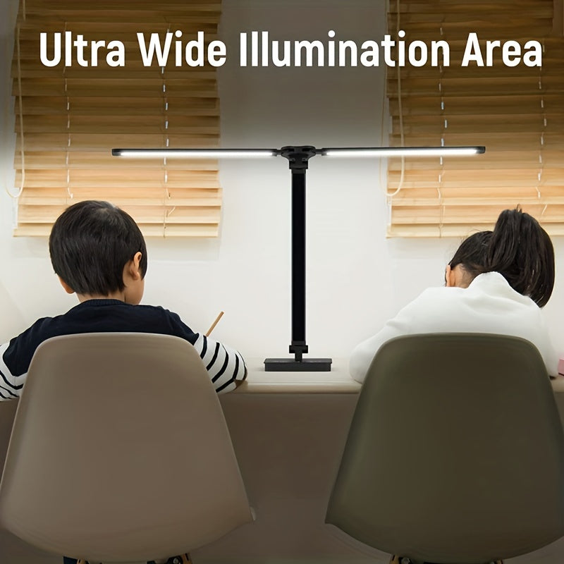 Trendbay Double Head LED Desk Lamp – 50 Modes, Touch Control & Smart Memory