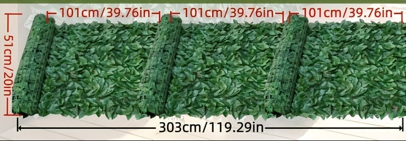 Trendbay 3pcs 3-Meter Artificial Evergreen Plant Wall