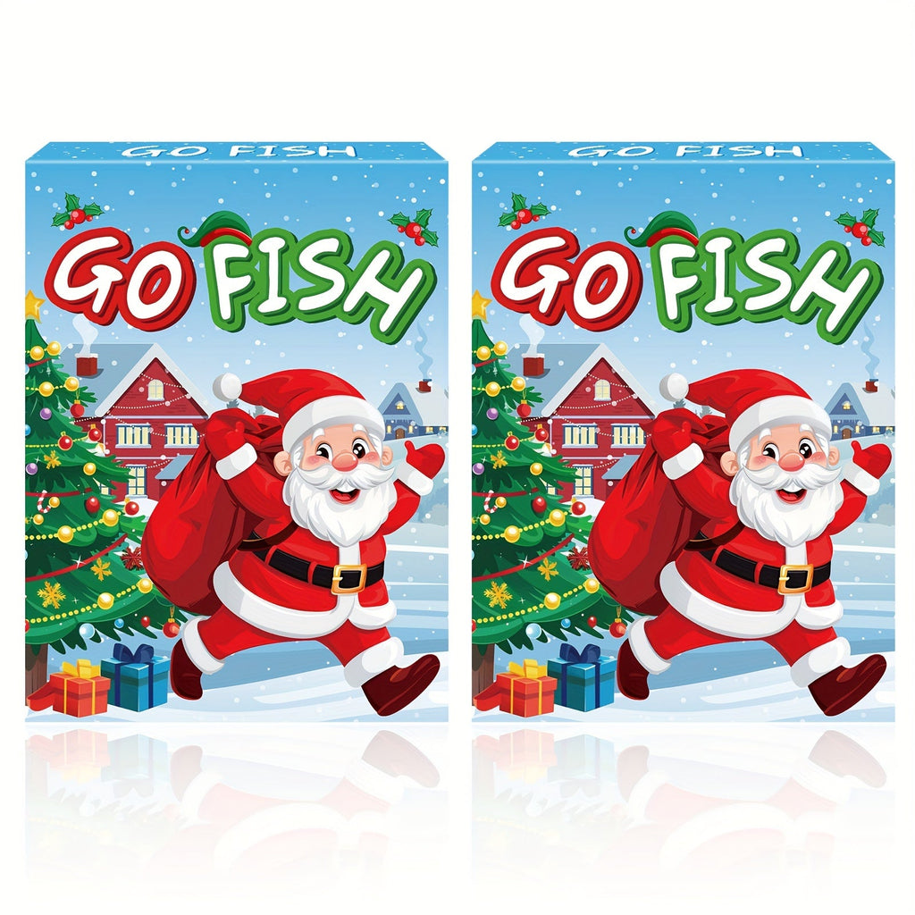 Trendbay Christmas Go Fish Card Game for Kids and Family