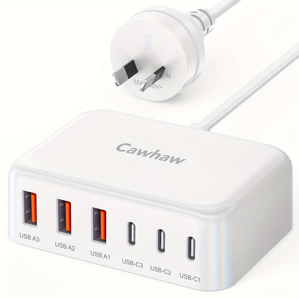 Trendbay 100W 6-Port Fast Charger USB-C & USB-A