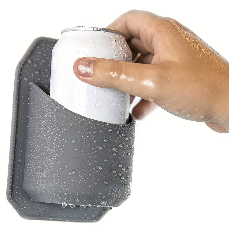 Trendbay Silicone Wall-Mounted Shower Drink and Phone Holder