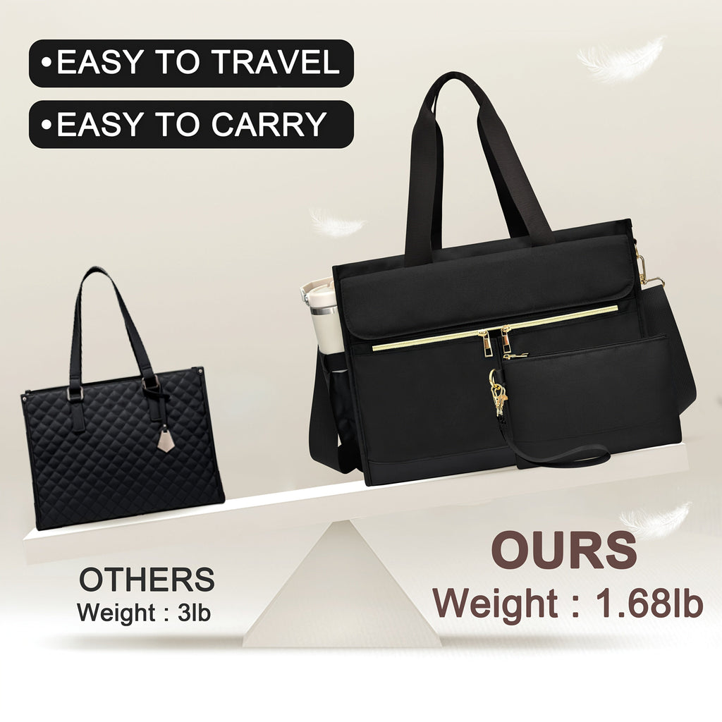 Trendbay Large Capacity Laptop Tote Briefcase