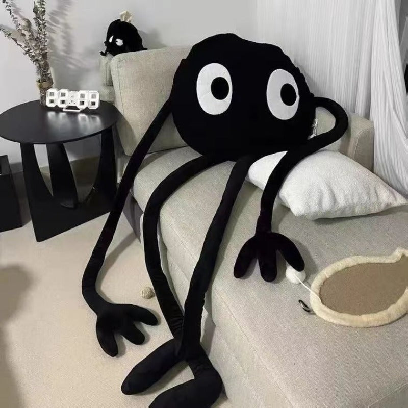 Trendbay 32-Inch Tall Black Coal Ball Plush Doll Cushion