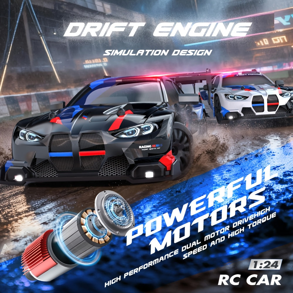 Trendbay 1:24 RC Drift Racing Car 2.4GHz 20KM/H with Lights
