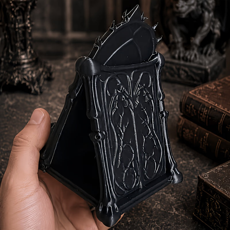 Trendbay Gothic Skull Phone Stand 9.5 × 5.7 × 9.5CM – Black