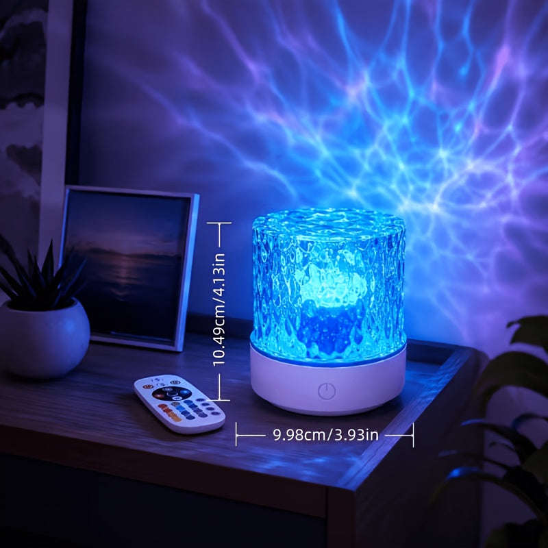 Trendbay RGB Water Ripple Night Light with Remote Control
