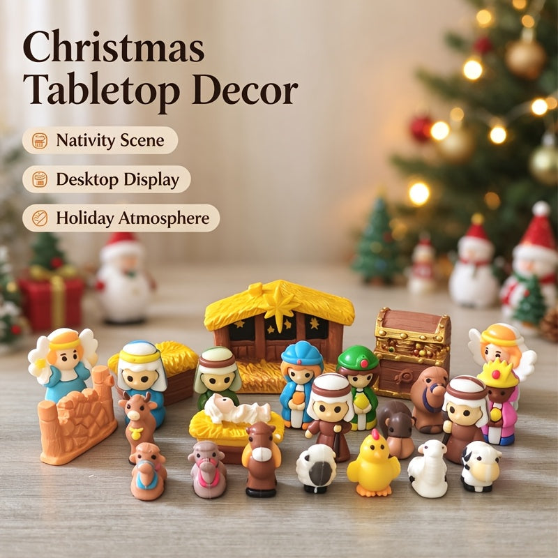 Trendbay 2026 Nativity Advent Calendar 24-Day Christmas Countdown