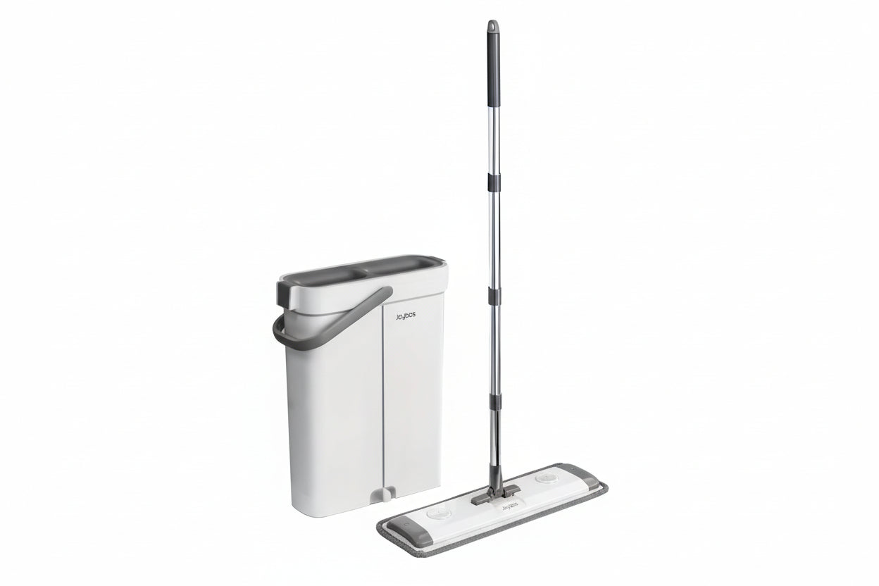 Trendbay Flat Mop & Bucket Set with Dual Water System