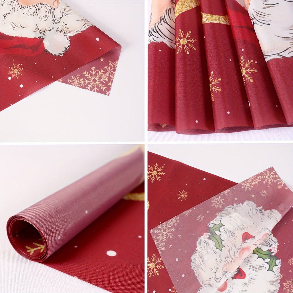 Trendbay Santa Claus Christmas Table Runner Polyester