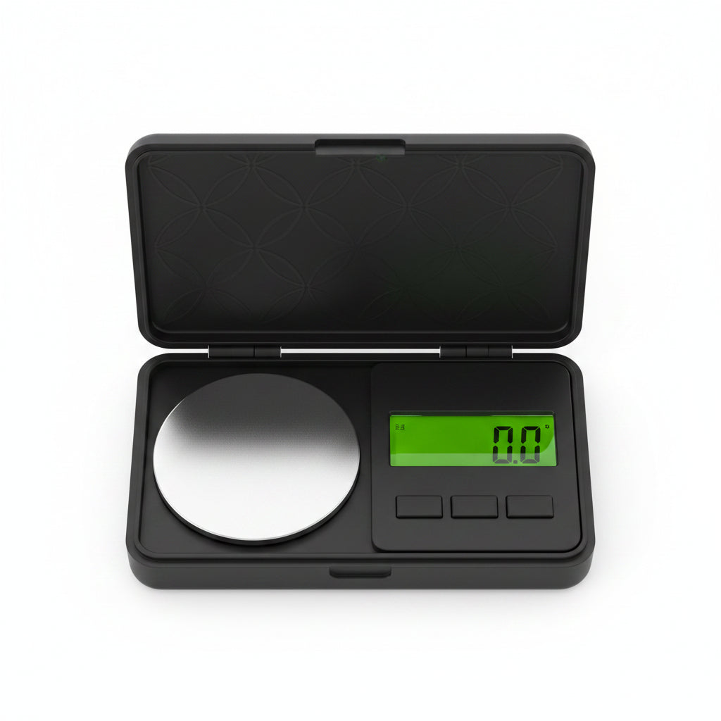 Trendbay 4-Piece High Precision Milligram Scale Set – 50g x 0.001g Digital Jewelry Scale with Calibration Weight